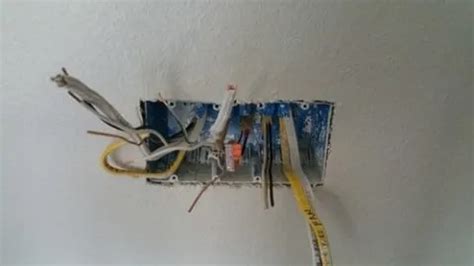 electrical box flush with drywall